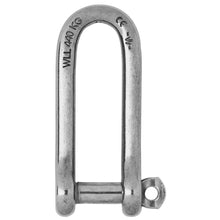 Wichard Captive Pin Long D Shackle - Diameter 4mm - 5/32" | 1411