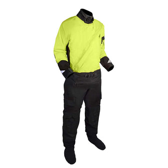 Mustang Sentinel&trade; Series Water Rescue Dry Suit - Fluorescent Yellow Green/Black - 3XL Short | MSD62402-251-3XLS-101