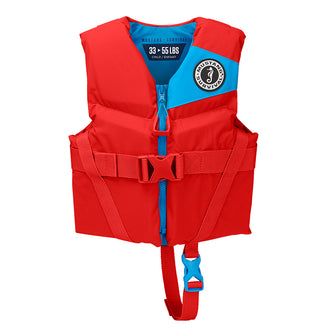 Mustang Child REV Foam Vest - Red | MV3565-277-0-206