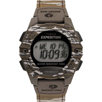 Timex Expedition Mens Classic Digital Chrono Full-Size Watch - Mossy Oak | TW4B19600