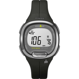 Timex IRONMAN&reg; Transit+ 33mm Resin Strap Activity & Heart Rate Watch - Black/Silver Tone | TW5M40500