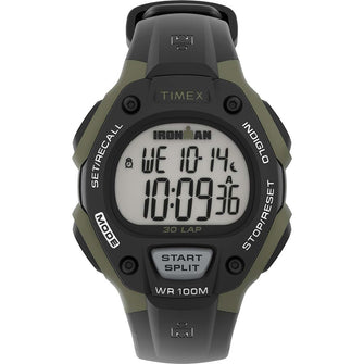 Timex IRONMAN&reg; Mens 30-Lap - Black/Green | TW5M44500