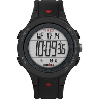 Timex IRONMAN&reg; T200 42mm Watch - Silicone Strap - Black/Red | TW5M46400