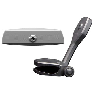 PTM Edge Mirror/Bracket Kit w/VR-140 Elite Mirror & ZXR-361 (Titanium Grey) | P12848-1361TEBGR