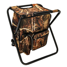 Camco Camping Stool Backpack Cooler - Camouflage | 51908