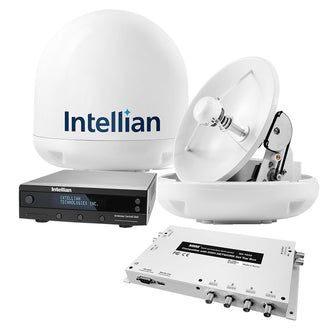Intellian i3 US System w/DISH/Bell MIM-2 (w/3M RG6 Cable) & 15M RG6 Cable | B4-309DN2