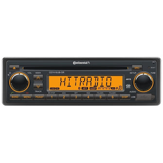Continental Stereo w/CD/AM/FM/BT/USB - 12V | CD7416UB-OR