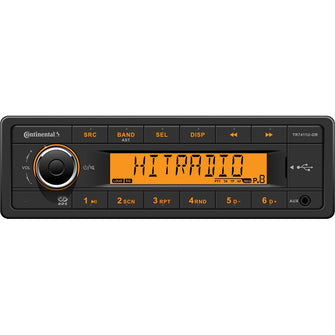 Continental Stereo w/AM/FM/USB - Harness Included - 12V | TR7411U-ORK
