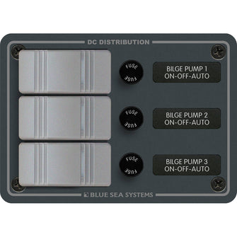 Blue Sea 8665 Contura 3 Bilge Pump Control Panel | 8665