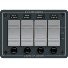 Blue Sea 8666 Contura 4 Bilge Pump Control Panel | 8666