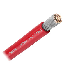 Pacer Red 1 AWG Battery Cable - Sold By The Foot | WUL1RD-FT