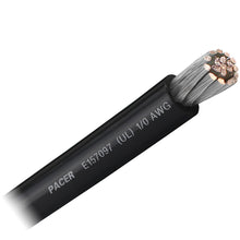 Pacer Black 1/0 AWG Battery Cable - Sold By The Foot | WUL1/0BK-FT