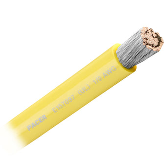 Pacer Yellow 1/0 AWG Battery Cable - Sold By The Foot | WUL1/0YL-FT