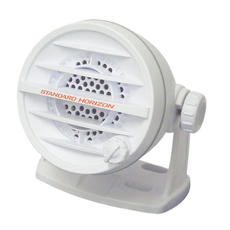 Standard Horizon 10W Amplified External Speaker - White | MLS-410PA-W