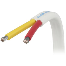 Pacer 18/2 AWG Safety Duplex Cable - Red/Yellow - 100 | W18/2RYW-100