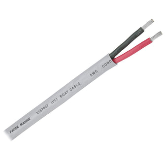 Pacer 16/2 AWG Round Cable - Red/Black - 100 | WR16/2DCG-100