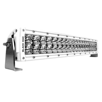 Black Oak Pro Series Curved Double Row Combo 20" Light Bar - White | 20CCM-D5OS