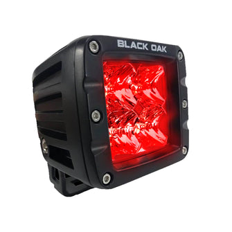 Black Oak Red Predator Hunting 2" Flood Pod - Black | 2R-POD3OS