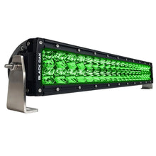 Black Oak Curved Double Row Combo Green Hog Hunting 20" Light Bar - Black | 20CG-D30S