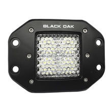 Black Oak Pro Series 2" Flush Mounted Flood Light - Black | 2F-FPOD10CR