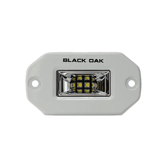 Black Oak Pro Series 2" Flush Mounted Scene Light - White | 2FSL-SRPOD10CR