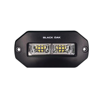 Black Oak Pro Series 4" Flush Mount Spreader Light - Black Housing | 4BFMSL-S