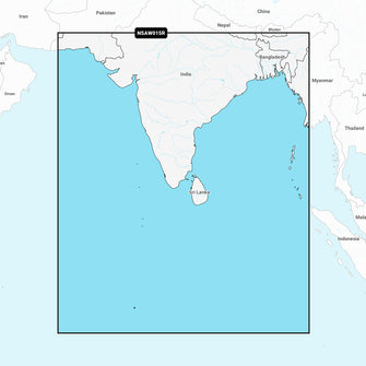 Garmin Navionics+ NSAW015R - Indian Subcontinent - Marine Chart | 010-C1230-20