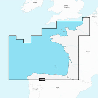 Garmin Navionics+ NSEU008R - Bay of Biscay - Marine Chart | 010-C1235-20