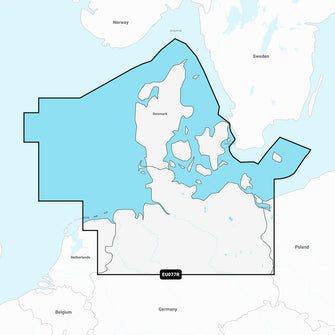 Garmin Navionics+ NSEU077R - Denmark & Germany, North - Marine Chart | 010-C1243-20