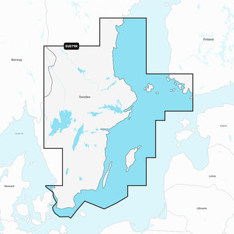 Garmin Navionics+ NSEU079R - Sweden, Southeast - Marine Chart | 010-C1247-20