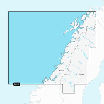 Garmin Navionics+ NSEU053R - Norway, Trondheim to Tromso - Marine Chart | 010-C1252-20