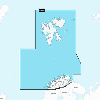 Garmin Navionics+ NSEU054R - Norway, Vestfjorden to Svalbard - Marine Chart | 010-C1253-20