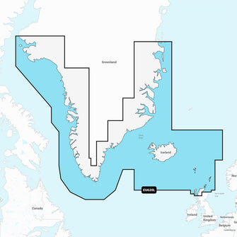 Garmin Navionics+ NSEU602L - Greenland & Iceland - Marine Chart | 010-C1270-20