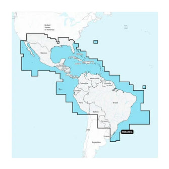 Garmin Navionics+&trade; NSSA004L - Mexico, the Caribbean to Brazil - Inland & Coastal Marine Chart | 010-C1285-20