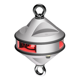 Lopolight Series 200-014 - Hoist Light - 2NM - Red - Silver Housing | 200-014G2-H1C