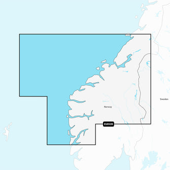 Garmin Navionics Vision+ NVEU052R - Norway, Sognefjord to Svesfjorden - Marine Chart | 010-C1251-00