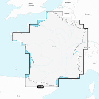 Garmin Navionics Vision+ NVEU080R - France, Lakes & Rivers - Inland Marine Chart | 010-C1256-00