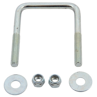 C.E. Smith Zinc U-Bolt 7/16"-14 X 3-1/8" X 4" w/Washers & Nuts - Square | 15253A