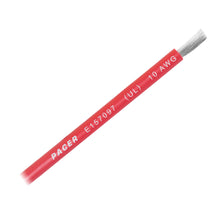 Pacer Red 10 AWG Battery Cable - Sold By The Foot | WUL10RD-FT