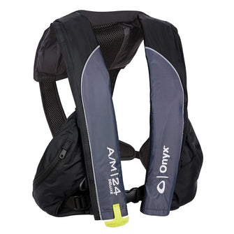 Onyx A/M-24 Deluxe Auto/Manual Inflatable PFD - Black - Adult Universal | 132100-700-004-23