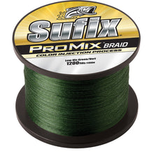 Sufix ProMix&reg; Braid - 15lb - Low-Vis Green - 1200 yds | 630-315G