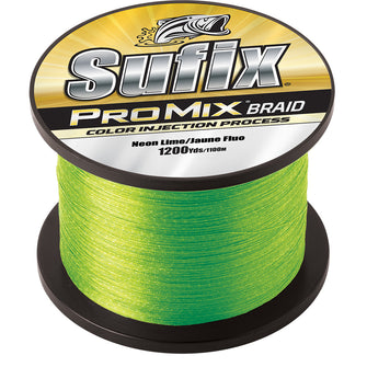 Sufix ProMix&reg; Braid - 20lb - Neon Lime - 1200 yds | 630-320L