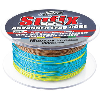 Sufix 832 Advanced Lead Core - 12lb - 10-Color Metered - 200 yds | 658-212MC