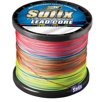Sufix Performance Lead Core - 12lb - 10-Color Metered - 600 yds | 668-312MC