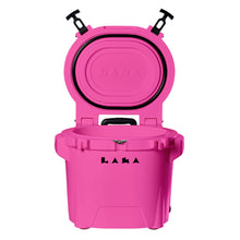 LAKA Coolers 30 Qt Cooler w/Telescoping Handle & Wheels - Pink | 1081