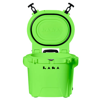 LAKA Coolers 30 Qt Cooler w/Telescoping Handle & Wheels - Lime Green | 1083
